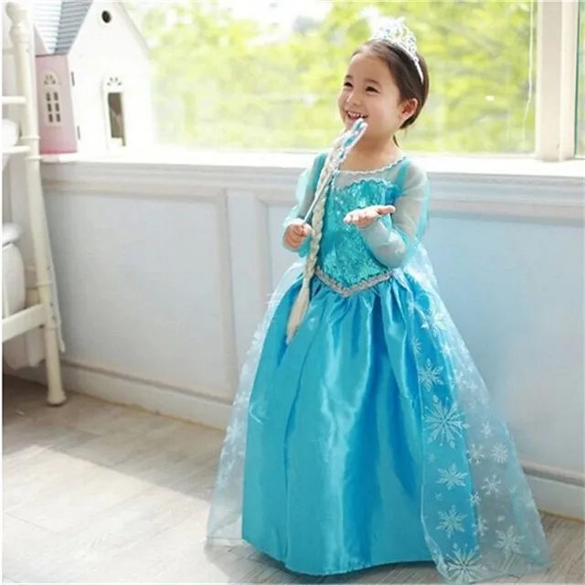 Luxury Elsa baby dress
