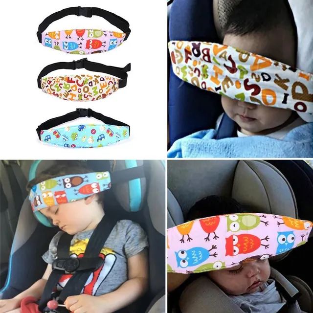 Child safety belts as a headrest