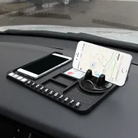 Multifunctional non-slip car phone holder