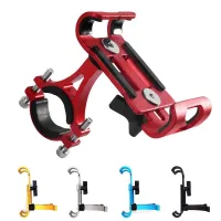 Metal motorcycle phone holder Aluminium alloy Non-slip GPS Clip holder Universal phone stand for all smartphones