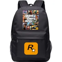 Grand Theft Auto 5 canvas backpack for teenagers