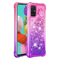 Protective case with glitter on Samsung mobile phone