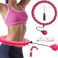 Sports fitness hoop with weights