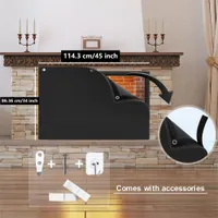 1pc Cover On Fireplace, Black Facial Glass Krba, Blind Against Draught To the Krba Black Decal To the Krba Blocking Air To the Krba Wall To the Krba Security Cover To the Living Room