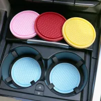 Designed one-colour silicone coaster for car cup holders Feddei