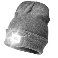 Lighting cap with LED lamp - Comfortable headlight for handsfree lighting