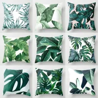 Beautiful pillowcase with a leaf motif