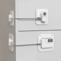 Handy key and numeric code lock for cupboards and drawers against opening Elfe