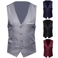 Formal plain vest for men