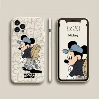 Silicone iPhone case with a print of the popular couple Mickey and Minnie in love