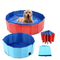 Foldable swimming pool for dogs and children - Indoor, outdoor, summer cooling pool for dogs and children