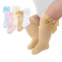 Children's stockings with a bow
