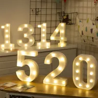 Illuminated LED digits