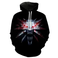 Unisex modern hoodie with printing The Witcher