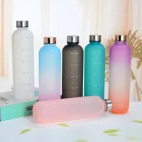 Water bottle with daily time planner