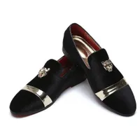 Men's loafers with silver strap - 3 colours