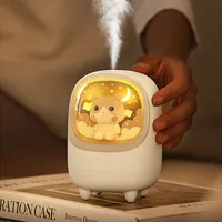 Kawaii Animal Space Capsule LED Lamp Humidifier
