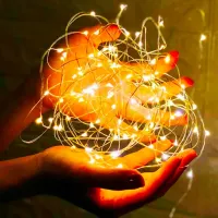 USB fairy tale lights, 1M/2M/3M, flexible lanterns star and moon chain lights for decoration
