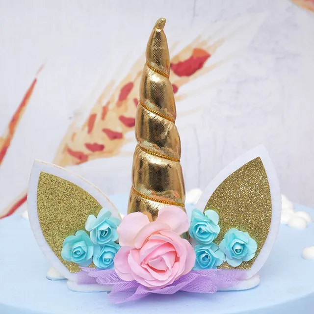 Unicorn cake decoration - 5 variants