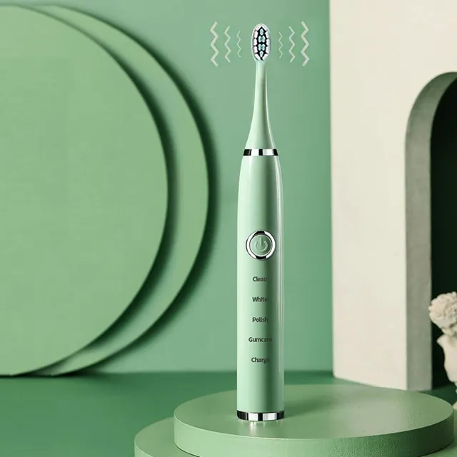 Rechargeable sonic electric toothbrush with timer