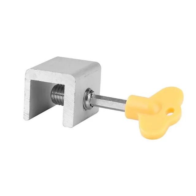 Adjustable security lock for windows and doors