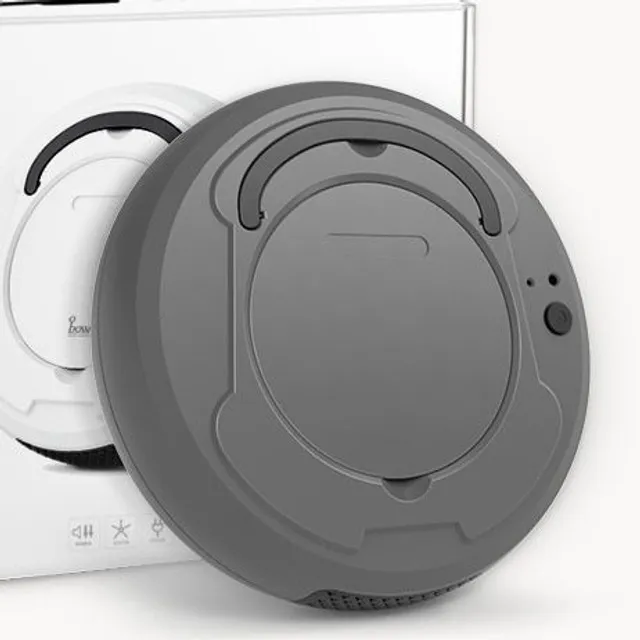 Robotic vacuum cleaner with wiping