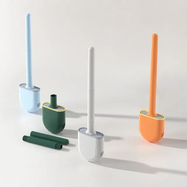 Silicone quick drying toilet brush