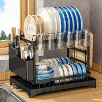 Two-storey kitchen dryer with drip machine